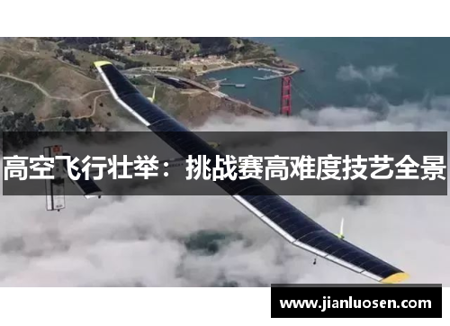高空飞行壮举：挑战赛高难度技艺全景